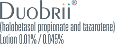 DUOBRII® (halobetasol propionate and tazarotene) Lotion, 0.01%/0.045% logo
