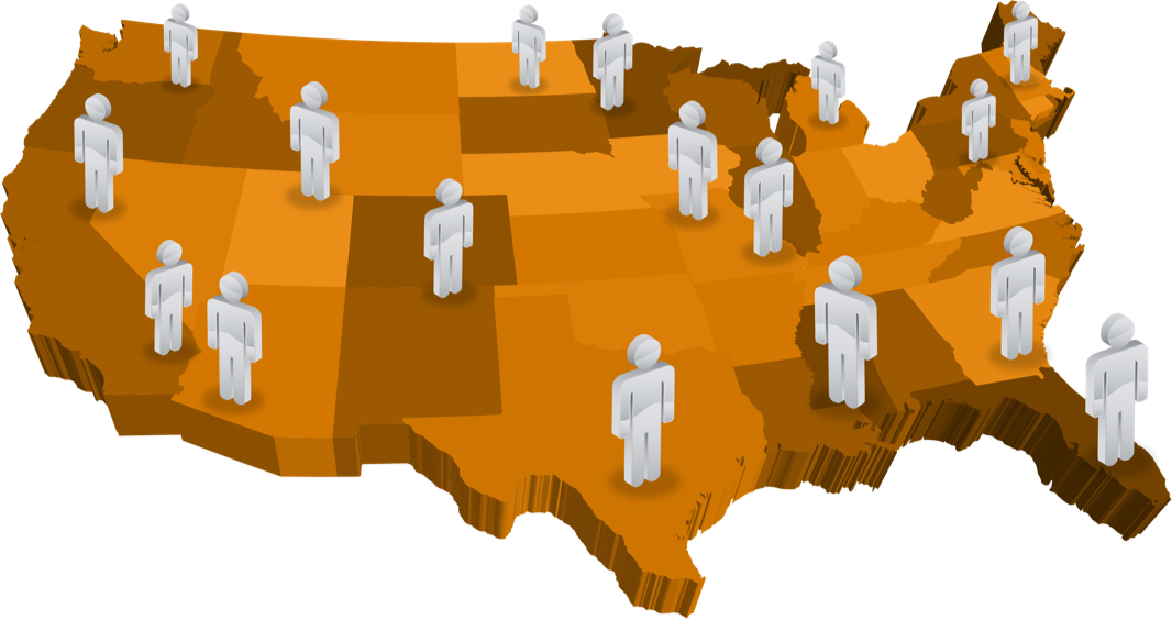 Illustration of 8 million psoriasis cases in the US