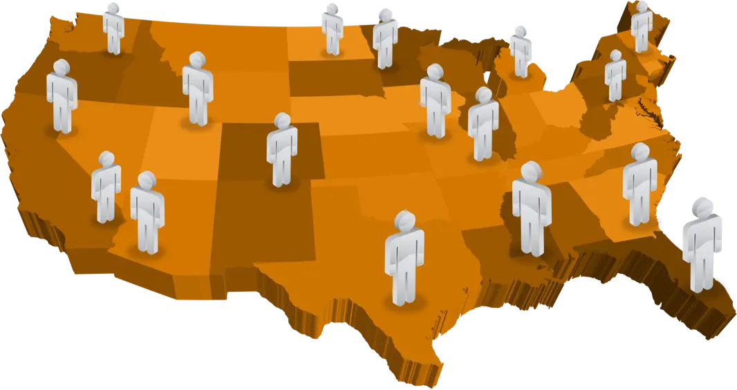 Illustration of 8 million psoriasis cases in the US